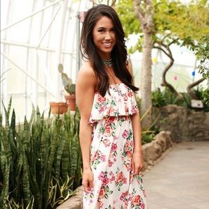 Floral maxi dress